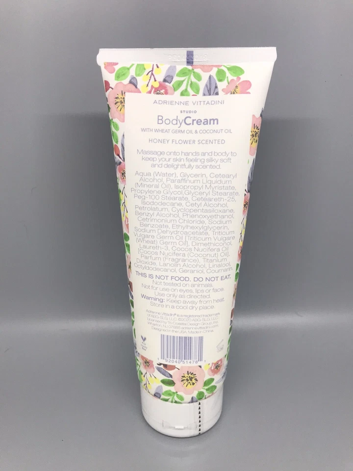 Новый ADRIENNE VITTADINI лосьон студия тела крем 8,45 унций мед цветок запечатанный - Изображение 3 из 4