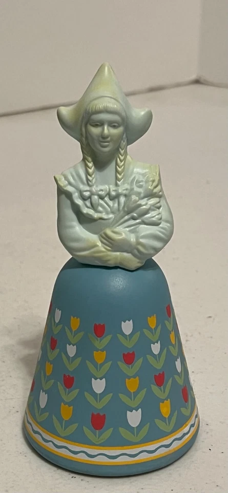 Decantador de botellas Avon "Belles of the World" DUTCH MAID con Soneto Colonia 4 oz. NOS Foto 2 de 4