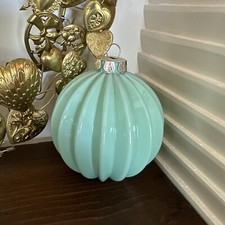 Jadeite Colored Baking Spirits Bright Collection Mint Ball Ornament Jadite