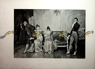 Noblesse Oblige, J Haynes-Williams, Buchillustration (Druck), 1891