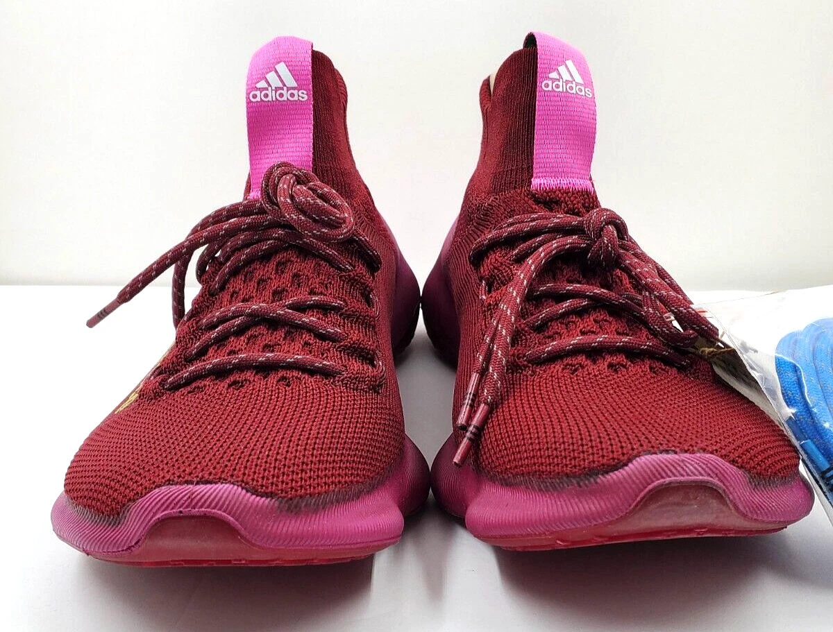 Adidas human race burgundy sale