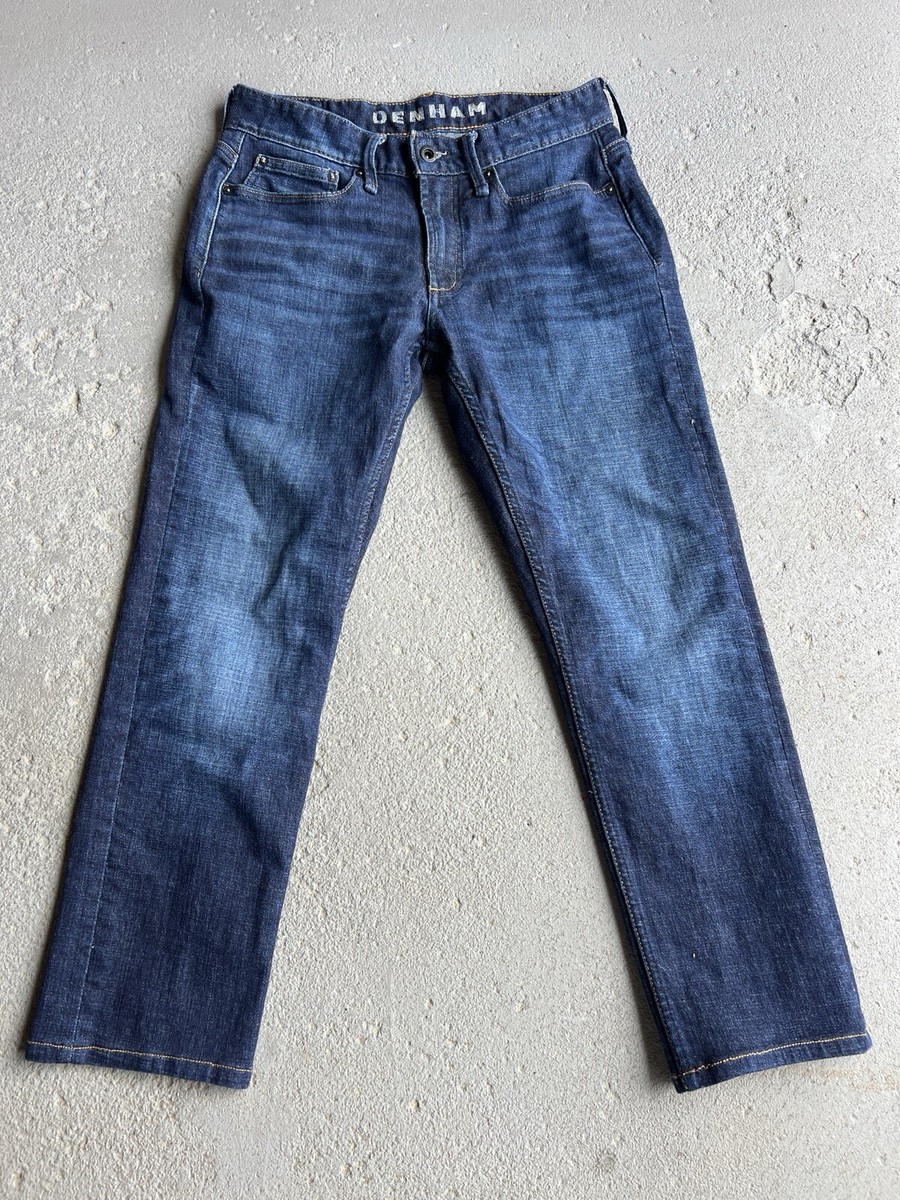 Denham Ridge Men's Jeans Straight Fit Denim 30x26 5 Pocket Hemmed