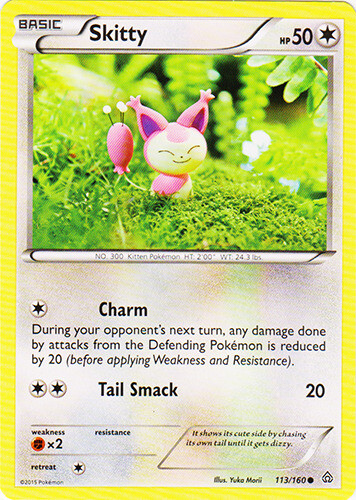 Pokemon - Skitty - 113/160 - Common - XY - Primal Clash - LP