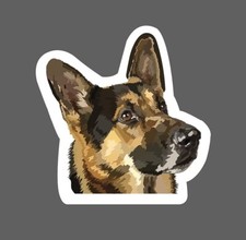 German Shepherd Sticker Dog Waterproof Pet Animal Friend Gift NEW