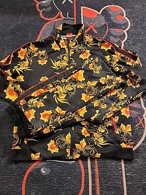 NIKE MENS RUSSIAN FLORAL INSPIRED TRACKSUIT N98 SIZE LARGE (RARE