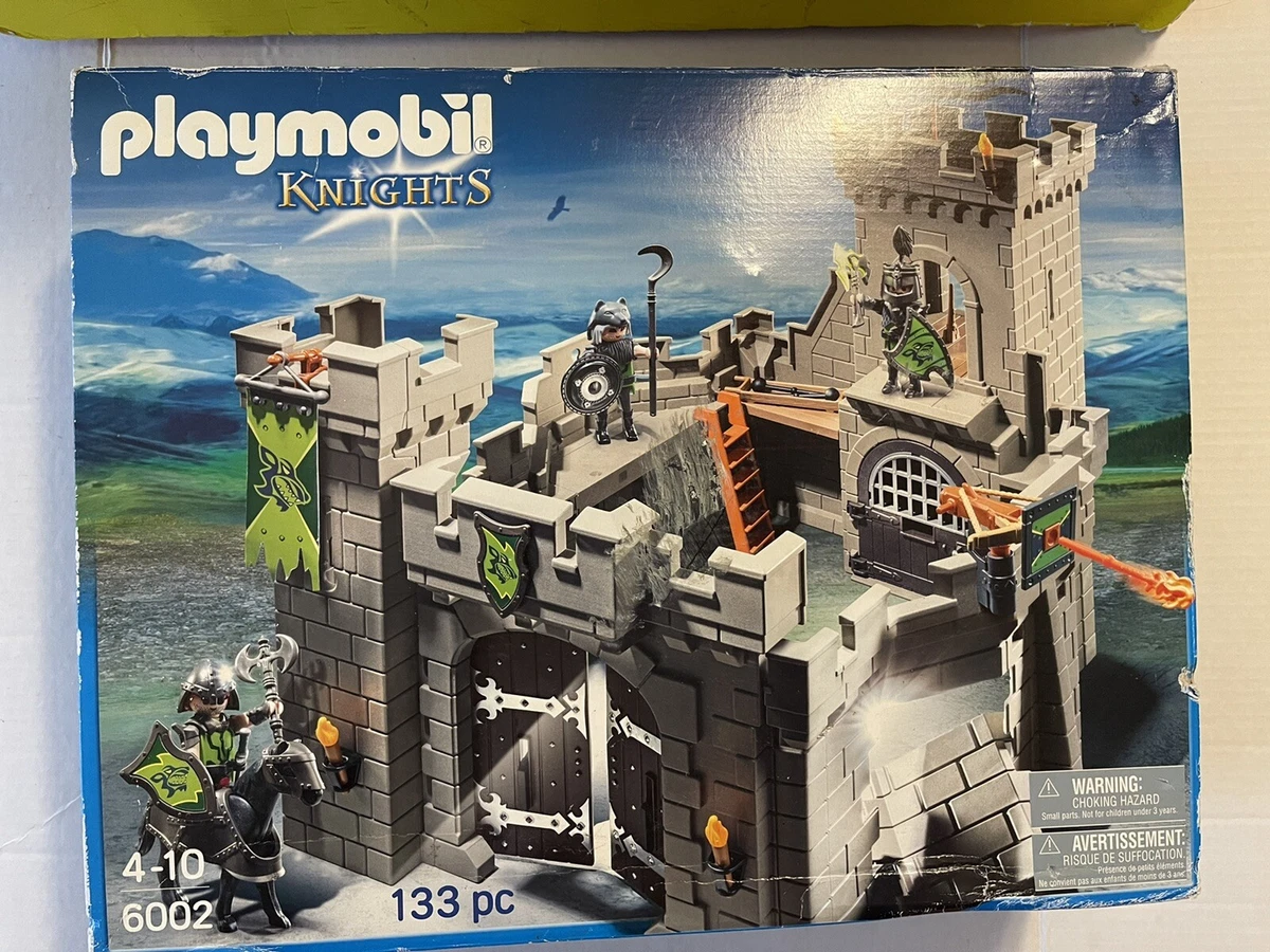 PLAYMOBIL 6002 KNIGHTS Wolf CASTLE 2013 133 PC NEW Open Box eBay