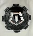 TIS 544 8 Lug Gloss Black Wheel Center Cap with Chrome Logo 1921L173