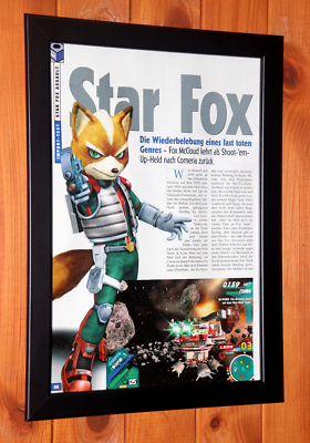 Star Fox Assault Nintendo GameCube Promo Small Poster / Ad Page