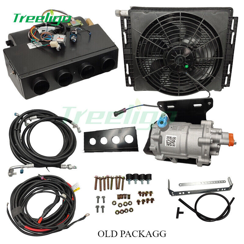 12V Electric Cool&Heat Universal Underdash Air Conditioner DC Auto Car ...
