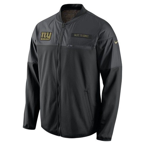 New Nike STS Hybrid NFL NY Giants Full Zip Camo Football Jacket Sz M 804373-010 - 第 1/4 張圖片