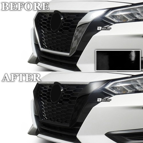 Fits Nissan Sentra 20-23 Front Grille Chrome Delete Decal Blackout Vinyl Trim - Picture 3 of 6