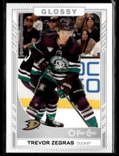 2023-24 Upper Deck Series 2 Hockey Trevor Zegras O-Pee-Chee Glossy #R-49 Ducks