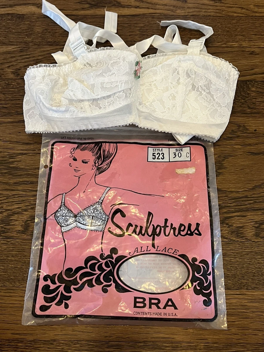 White 1960s Vintage Bras for Women for sale | eBay
