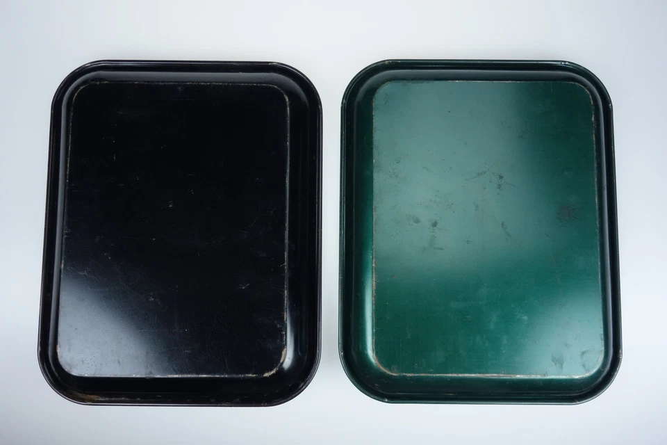 Lot of 2 Vintage Drink Coca Cola Tin Coke Serving Trays 13” x 10.5” Reproduction - Image 2 of 4