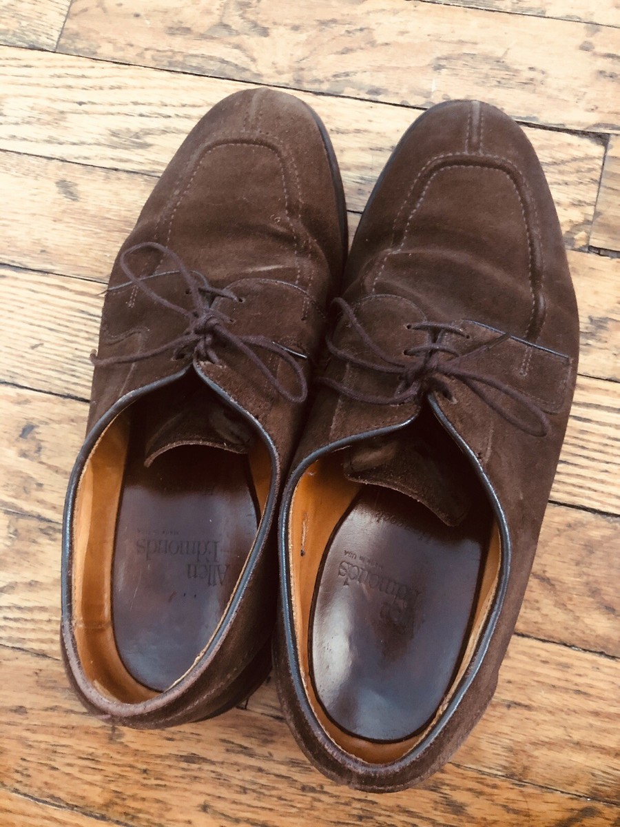 Chaussures Habillées Allen Edmonds Hancock Pointure 6.5 M - Daím Marron, Occasion