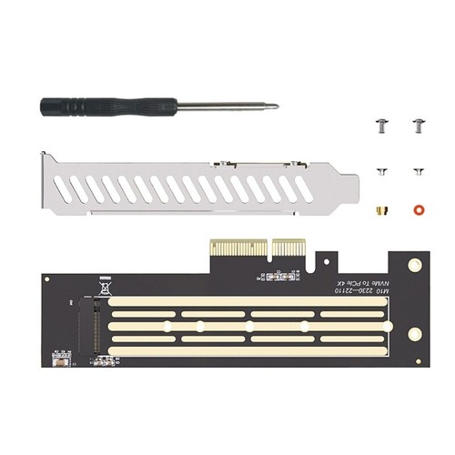 M.2 PCIE Adapter Desktop Host Controller Expansion Card M.2 NVMe to PCIe 4.0 - Photo 7/8