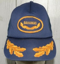 Bahamas Patch Mesh Trucker Hat Snapback Vintage