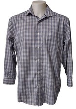 Tommy Hilfiger Dress Shirt Men's Large 16-16.5 32-33 Button Down Long Sleeve