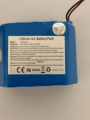 Hover-1 Allstar 2.0 Battery Replacement 1588AAA 25.2VDC 4.0Ah 100.8Wh Li-ion