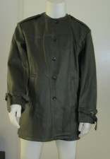 Jacke oliv Kunstleder Krad Motorrad Regen Jacke PU PVC