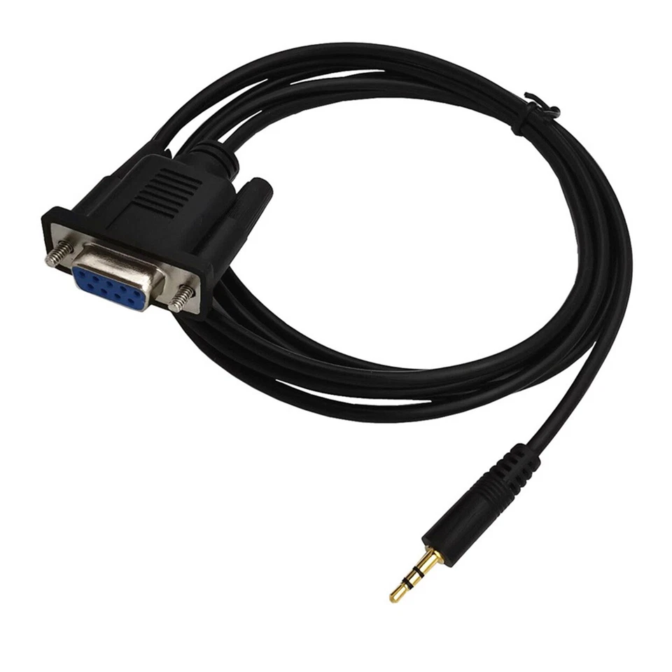 RS232 DB9 9 Pin Female To 2.5mm Male TRS Stereo Serial Data Converter Cable 6Ft - Image 3 of 4
