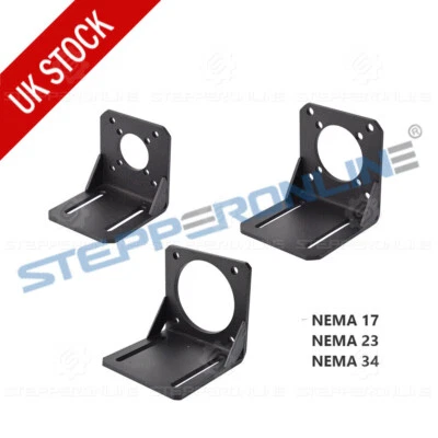 STEPPERONLINE Nema 17/23/34 Stepper Motor Mounting Bracket Steel Holder