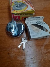 FIAT 1100 103 1957 / 1958 TAPPO CROMATO SERBATOIO BENZINA CON CHIAVI ORIGINALE