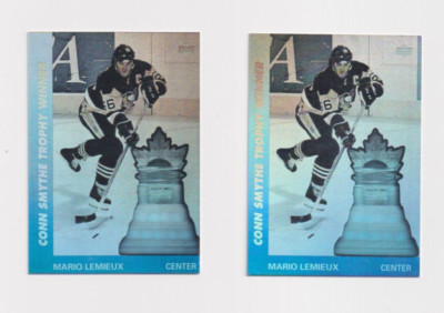 1991-92 Upper Deck AWARD WINNERS HOLOGRAM Insert # AW9 Mario