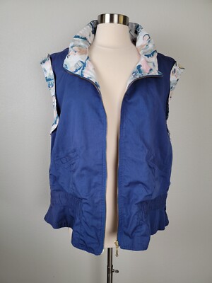 Women's Line-Up For Sports Vest Sports Themed Lining Sz XL