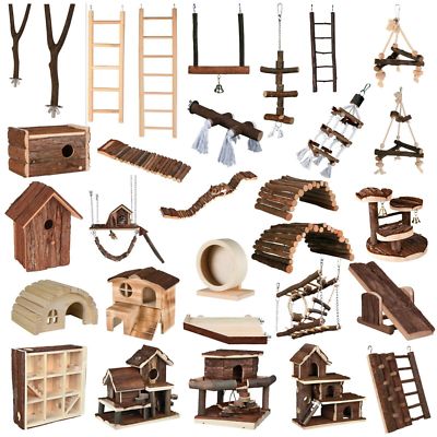 wooden hamster accessories