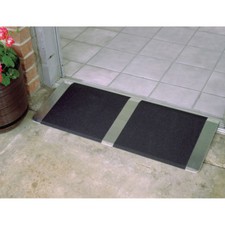 8" X 32" Portable Solid Wheelchair Threshold Home Access Ramp 600lb Capacity