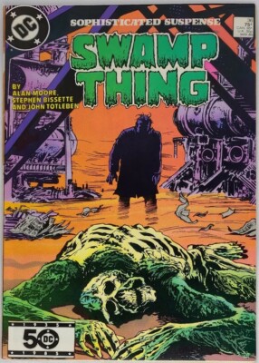 Saga of the Swamp Thing #36 DC 1985 Alan Moore 8.0 VF Nuke-Face
