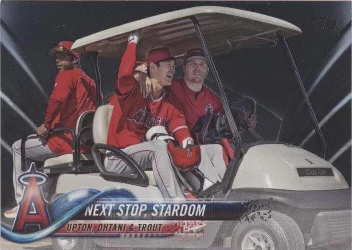 2018 Topps Update Series - Justin Upton Mike Trout Shohei Ohtani