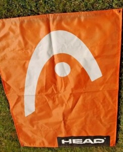 HEAD Sporting Gear logo BANNER FLAG Collectible Tennis Ski, Baltimore, MD