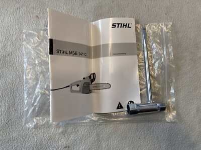 Original Stihl MSE 141C Gebrachtsanleitung mit Werkzeug