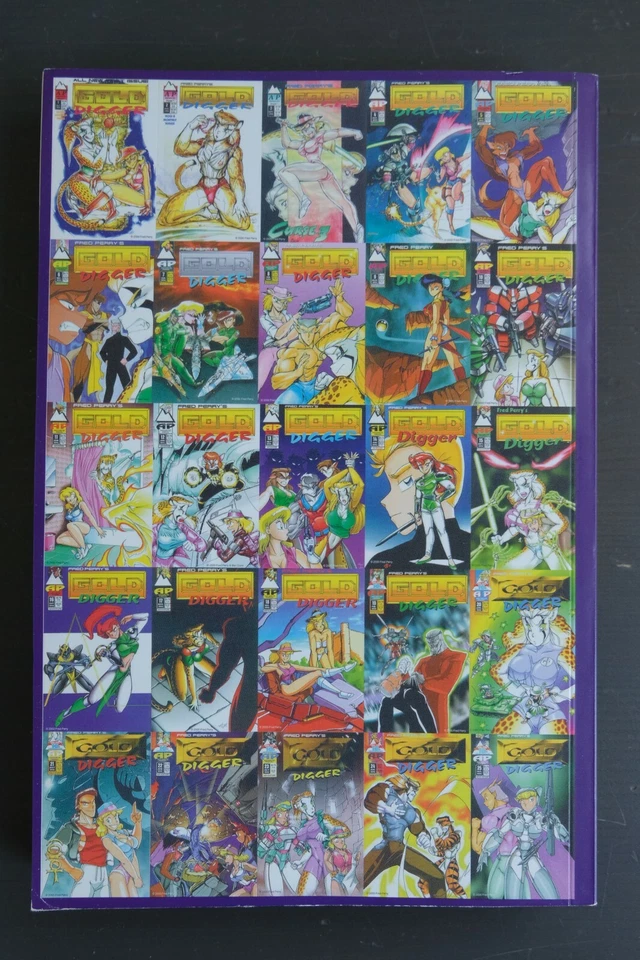 Gold Digger Gold Brick Vol. 1 Fred Perry 2001 raro con error de impresión de página inclinada Foto 4 de 4