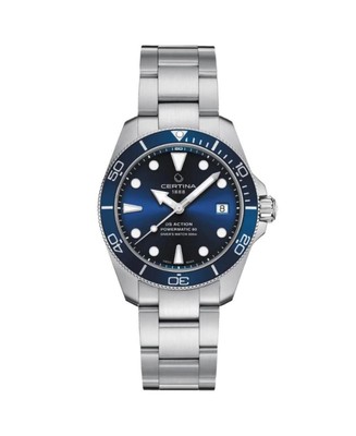 CERTINA Men Analog Automatic Casual Watch Classic Dress Blue Dial Waterproof Rou