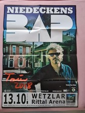 Tourposter Niedereckens "BAP" Tour 2018 / Wetzlar