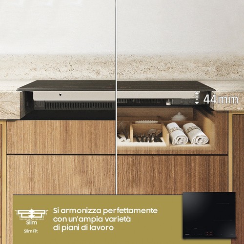 Samsung NZ64B5045GK Noir Intégré (placement) 60 cm Plaque avec zone à induction - Foto 5 di 5