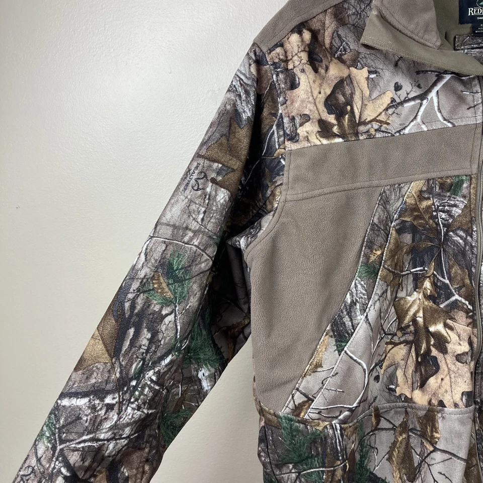Red Head Realtree Camo Jacket Men 2XL Vintage Fleece Hunting Waterproof Full Zip - Image 2 of 4