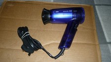 Purple BRAUN Silencio 1600 Electronic Hair Dryer - 3  Speed  Adjustable, Working
