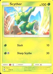 Scyther 5/68 Hidden Fates Uncommon Pokémon TCG