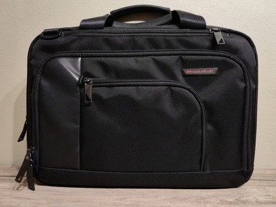 Briggs & Riley Verb VB100-4 schwarz Laptop Kontakt Brief Businesstasche Schulter