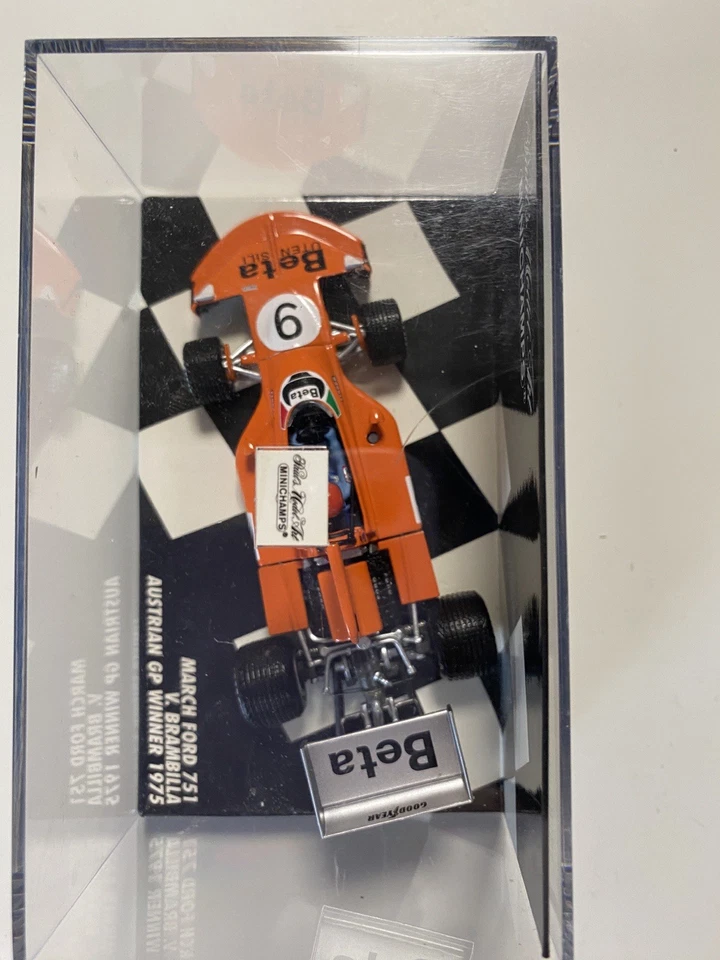 Minichamps March Ford 751 Austrian GP Winner 1975 430 750009 1:43 F/S Japan - Image 3 of 4