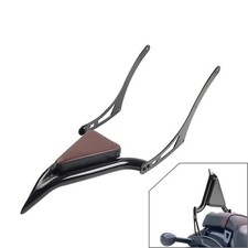 Passenger Backrest Sissy Bar Brown Pad For Indian Scout Bobber Twenty Sixty ABS