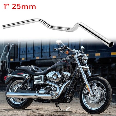 Motorrad Lenker Superbike 25mm Bar Chrom Für Harley Dyna Softail Fatboy Custom