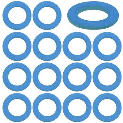 15 Pcs Lower Unit Drain Plug Seal Gasket, 3/8-16 Gearcase Lube Oil Drain Screw W