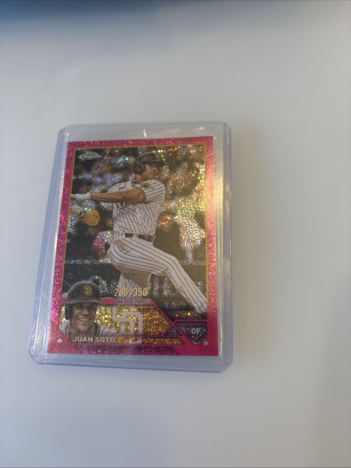 2023 Topps Chrome - Juan Soto #100 Magenta Speckle Refractor /350