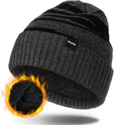 Wmcaps Wintermütze Herren, Thermo Winter Beanie Mütze Herren und Damen, Weiche W