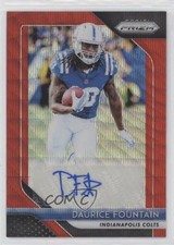 2018 Panini Prizm Rookie Red Wave 77/199 Daurice Fountain #RA-DF Auto 0a3